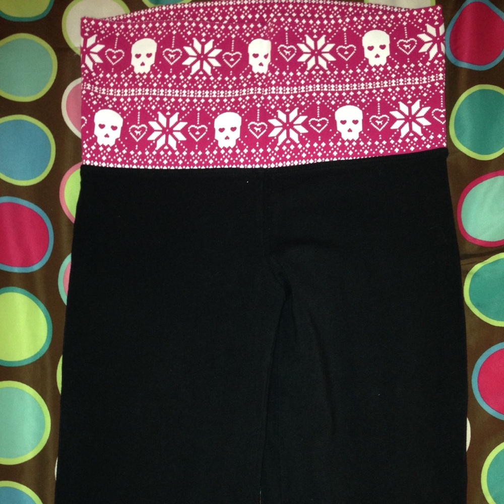 Victoria's Secret Foldover Waist Yoga Flare Pant